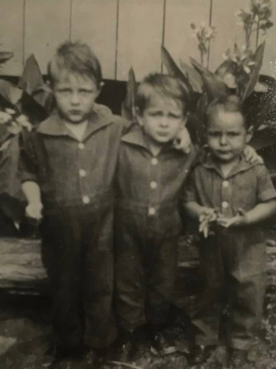 Henry, Louis, and Emile Villierme, Papeete, Tahiti, circa 1935