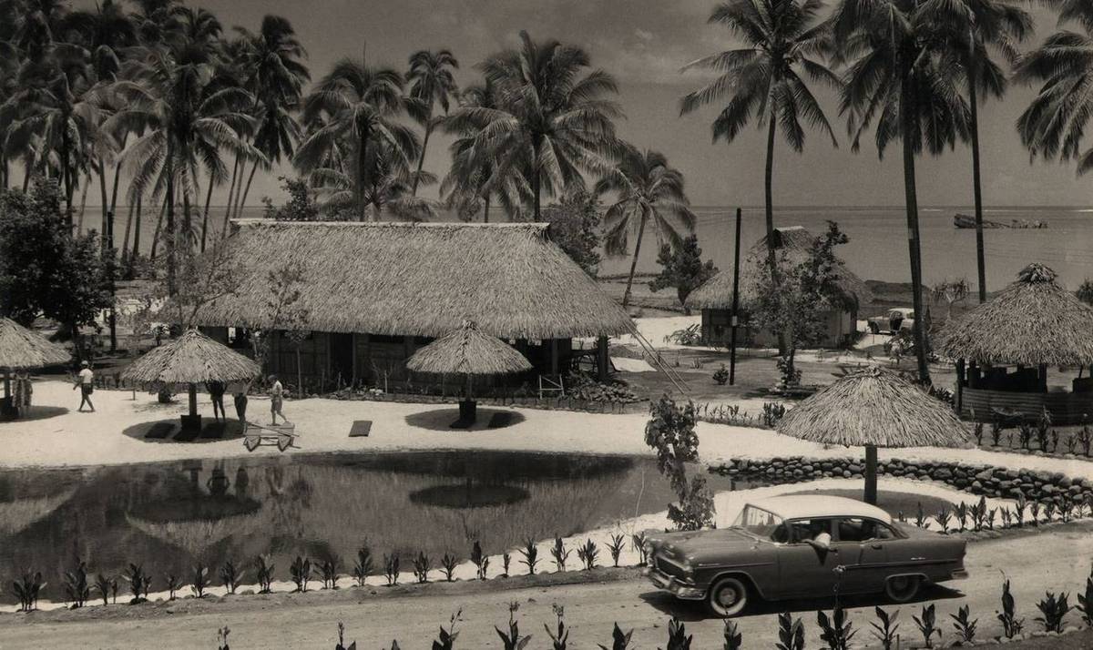 Bel Air Hotel, Société Fenua Ratere, Punavia, Tahiti, 1956