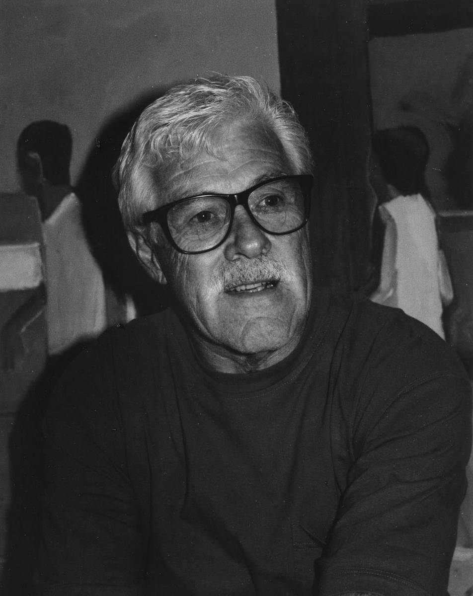 Henry in his studio, Ojai, CA, 1992