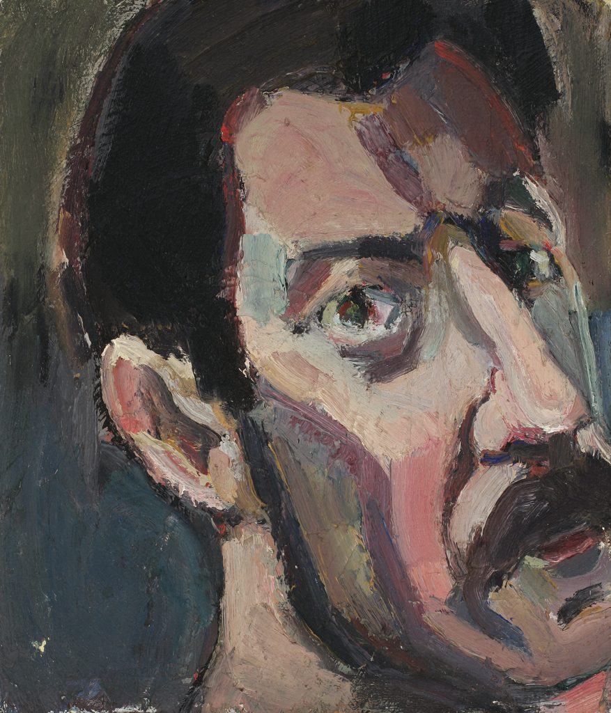 Self-Portrait, oil on canvas, 1957