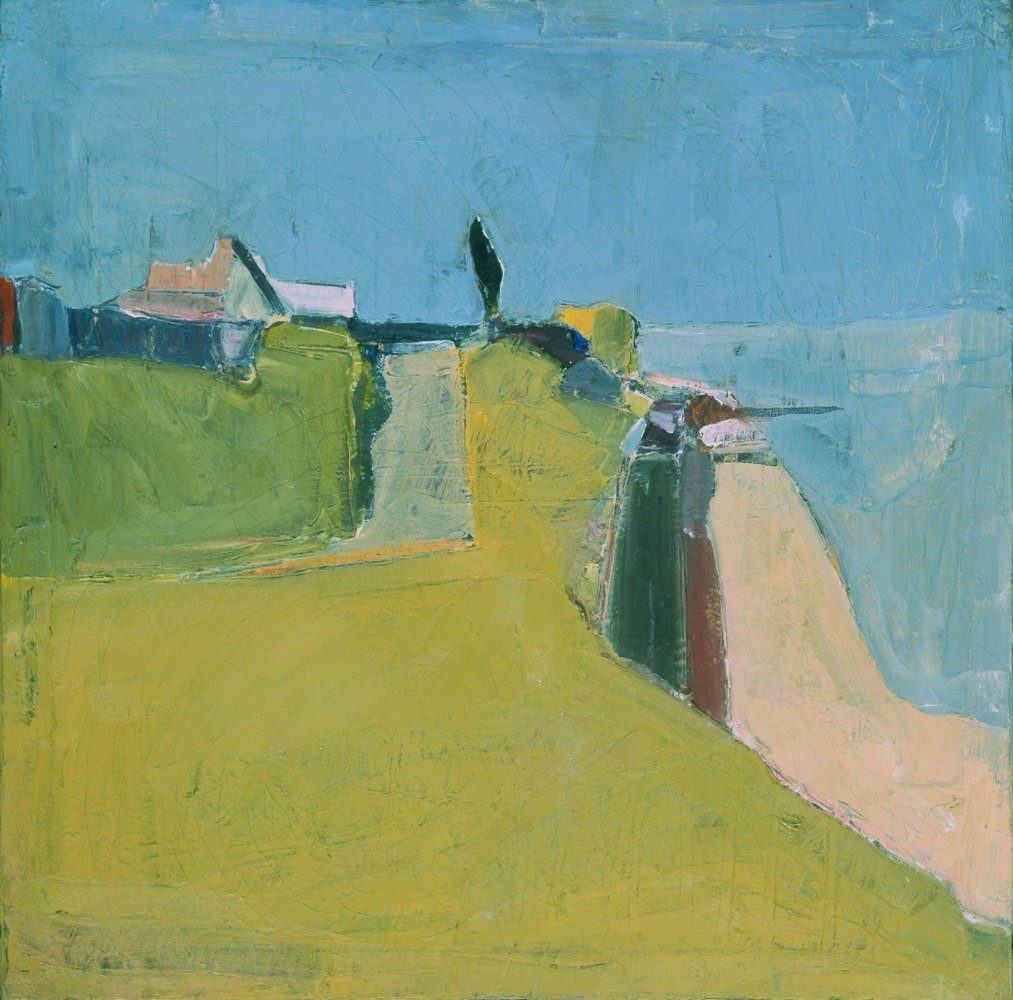 Seascape, oil on canvas, 1958