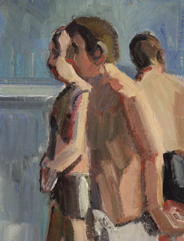 Bathers, oil on canvas, 1958