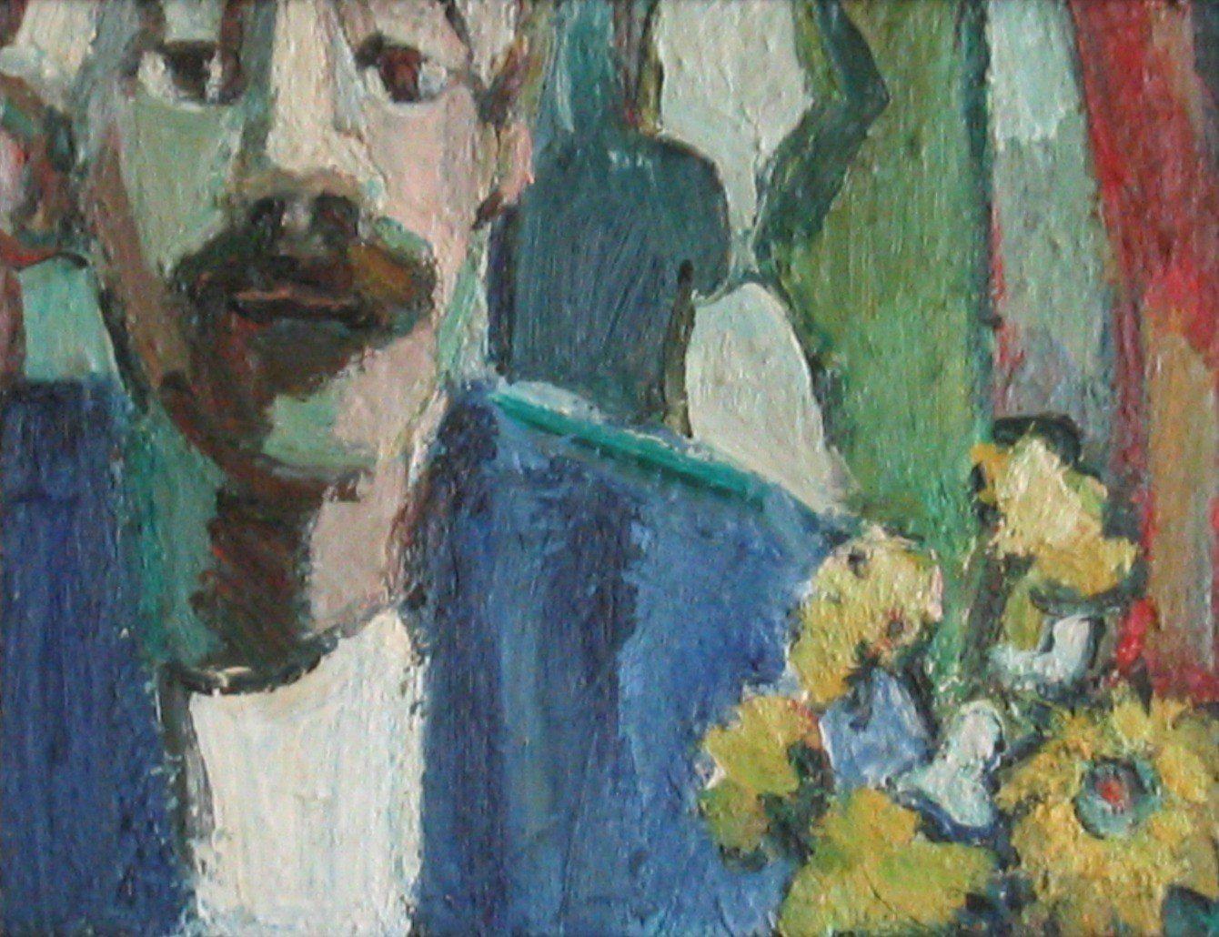 Self-Portrait, oil on canvas, 1959